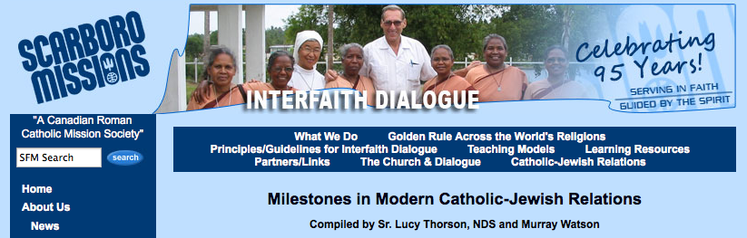 Milestones in Modern Catholic-Jewish Relations